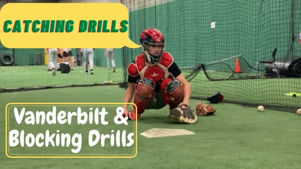 Baseball catcher drills