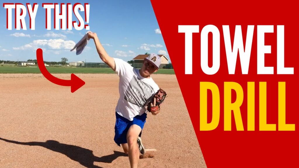 Baseball Pitching Towel Drill